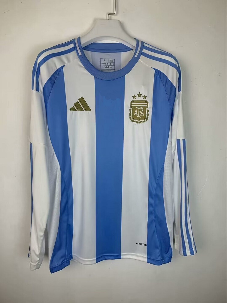 AAA Quality Argentina 2024 Home Long Soccer Jersey